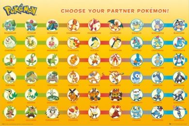 POSTER POKEMON SUICIDA PARTNER POKEMON 61 X 91 CM