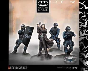 BATMAN MINIATURE GAME: COMMISSIONER GORDON & SWAT TEAM