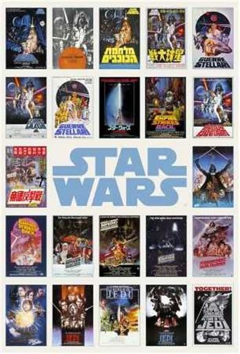 POSTER STAR WARS COLLAGE 61 x 91 CM