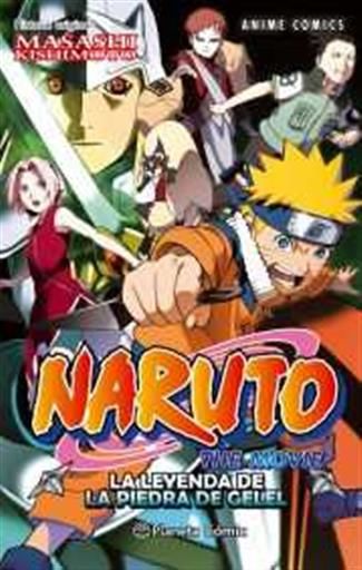 NARUTO ANIME COMIC #03 LA LEYENDA DE LA PIEDRA DE GELEL