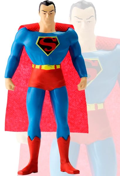 SUPERMAN FIGURA FLEXIBLE 14 CM JUSTICE LEAGUE NEW FRONTIER UNIVERSO DC