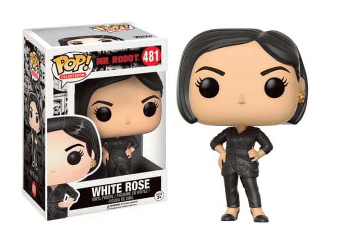 WHITE ROSE FIGURA 10 CM VINYL POP TELEVISION MR. ROBOT