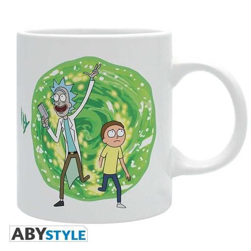 RICK AND MORTY TAZA CERAMICA 320 ML PORTAL
