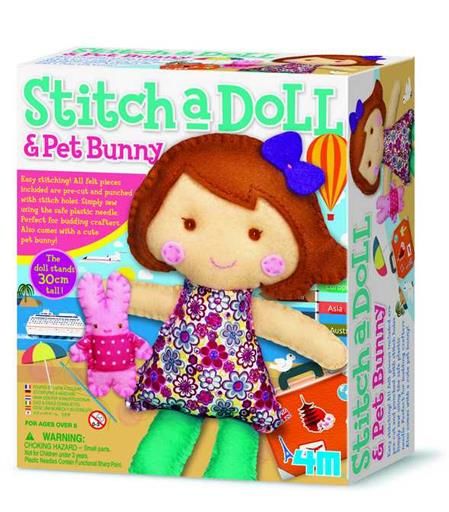 4M STITCH A DOLL & PET BUNNY