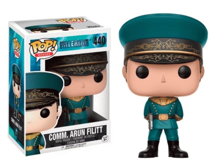 COMANDANTE ARUN FILITT FIGURA 10 CM VINYL POP MOVIES VALERIAN