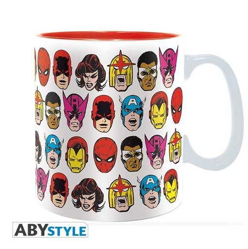 MARVEL TAZA 460 ML MARVEL HEADS