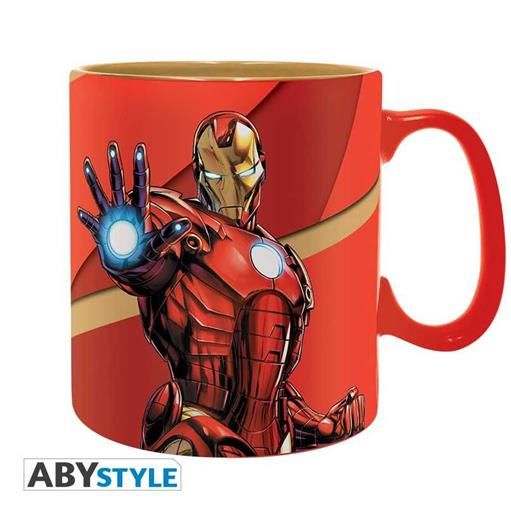 IRON MAN ARMORED TAZA 460 ML MARVEL COMICS