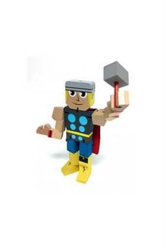 THOR FIGURA MADERA 20 CM MARVEL WOOD WARRIORS SERIE 1