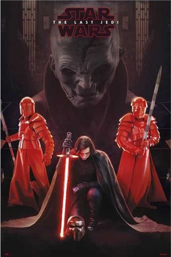 POSTER STAR WARS EPISODIO VIII SNOKE LEADER