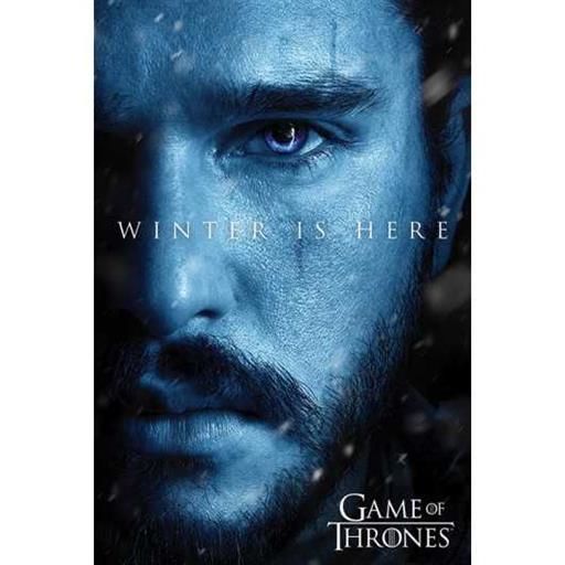 POSTER JUEGO DE TRONOS WINTER IS HERE JON 61 x 91 CM N54