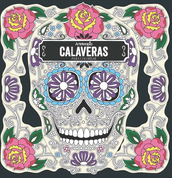 ARTETERAPIA. CALAVERAS PARA COLOREAR