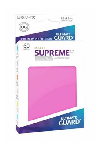 ULTIMATE GUARD SUPREME UX SLEEVES FUNDAS CARTAS TAMAO JAPONES FUCSIA MATE