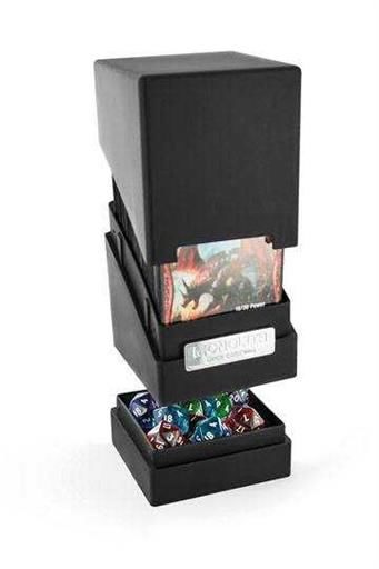 ULTIMATE GUARD MONOLITH DECK CASE 100 CAJA CARTAS TAMAO ESTANDAR NEGRO