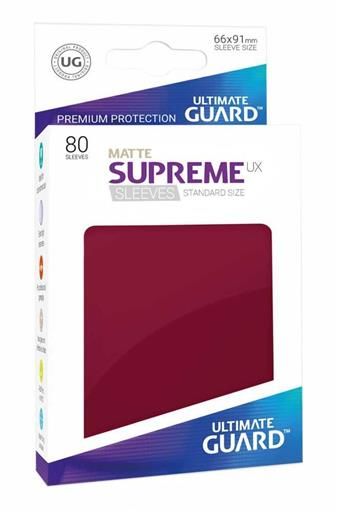 ULTIMATE GUARD SUPREME UX FUNDAS CARTAS TAMA�O ESTANDAR BORGO�A MATE