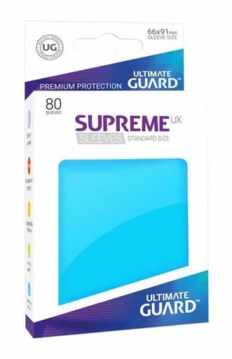 ULTIMATE GUARD SUPREME UX FUNDAS CARTAS TAMA�O ESTANDAR AZUL CELESTE (80)