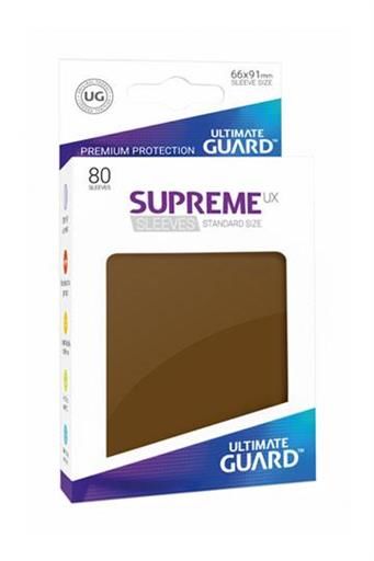 ULTIMATE GUARD SUPREME UX FUNDAS CARTAS TAMAO ESTANDAR MARRON (80)