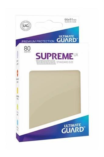 ULTIMATE GUARD SUPREME UX FUNDAS CARTAS TAMAO ESTANDAR BEIGE (80)