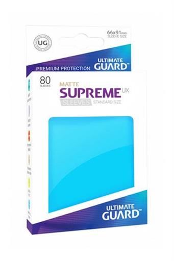 ULTIMATE GUARD SUPREME UX FUNDAS CARTAS TAMAO ESTANDAR AZUL CELESTE MATE (