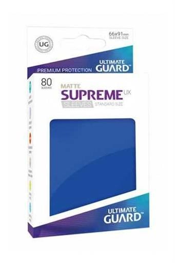 ULTIMATE GUARD SUPREME UX FUNDAS CARTAS TAMAO ESTANDAR AZUL MATE (80)