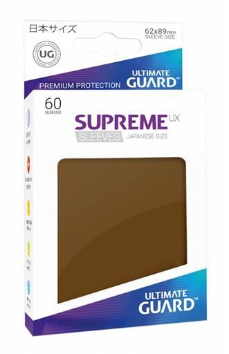 ULTIMATE GUARD SUPREME UX FUNDAS CARTAS TAMAO JAPONES MARRON (60)