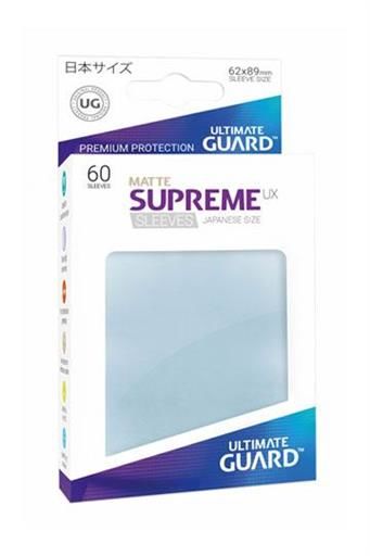 ULTIMATE GUARD SUPREME UX FUNDAS CARTAS TAMAO JAPONES TRANSPARENTE MATE 60