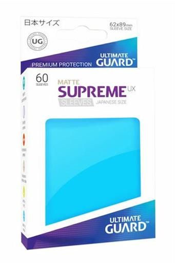 ULTIMATE GUARD SUPREME UX FUNDAS CARTAS TAMAO JAPONES AZUL CELESTE MATE 60