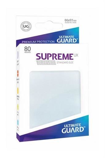 ULTIMATE GUARD SUPREME UX SLEEVES FUNDAS CARTAS ESTANDAR FROSTED (80)