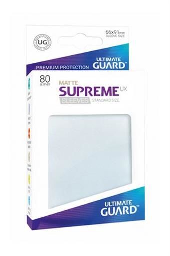 ULTIMATE GUARD SUPREME UX SLEEVES FUNDAS CARTAS ESTANDAR FROSTED MATE (80)