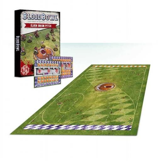 BLOOD BOWL ELF PITCH & DUGOUTS