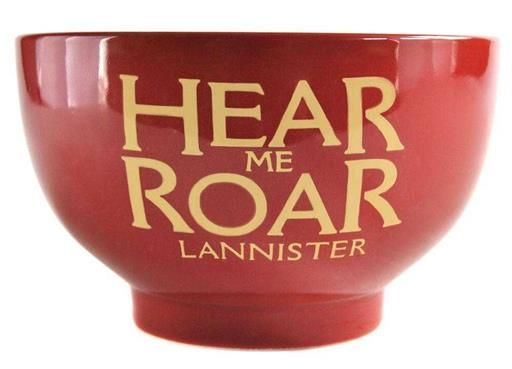 JUEGO DE TRONOS CUENCO 50 CL HEAR ME ROAR LANNISTER