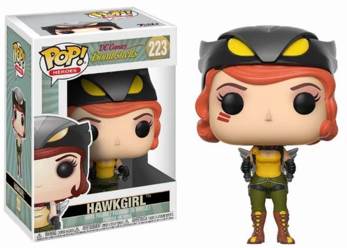 HAWKGIRL FIG.10 CM VINYL POP HEROES DC BOMBSHELLS WAVE 2