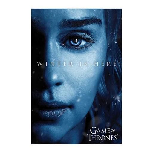 POSTER JUEGO DE TRONOS WINTER IS HERE DAENERYS 61 X 91 CM