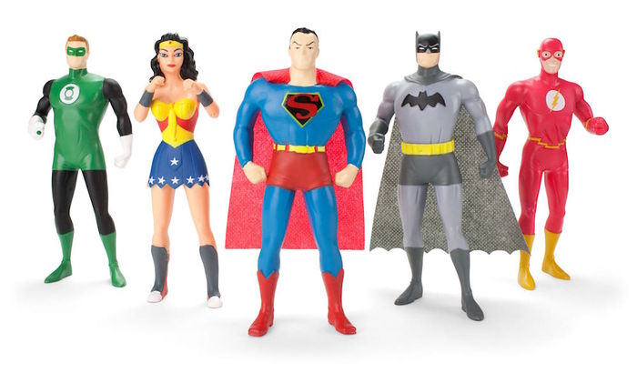 JUSTICE LEAGUE FIGURA FLEXIBLE PACK 5 THE NEW FRONTIER UNIVERSO DC