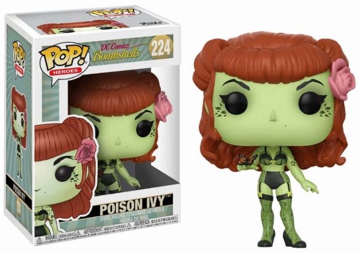 POISON IVY FIG.10 CM VINYL POP HEROES DC BOMBSHELLS WAVE 2