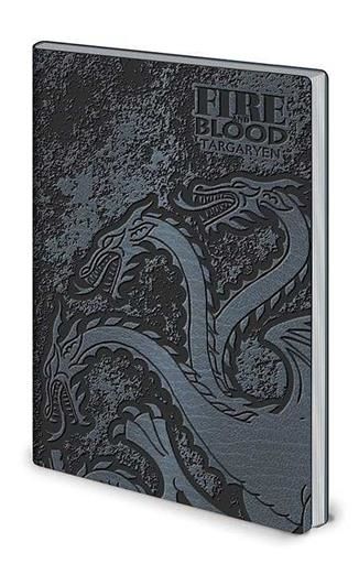 JUEGO DE TRONOS LIBRETA FLEXI-COVER A5 FIRE & BLOOD TARGARYEN