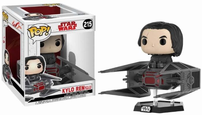 KYLO CON TIE FIGHTER FIG.10 CM VINYL POP STAR WARS THE LAST JEDI