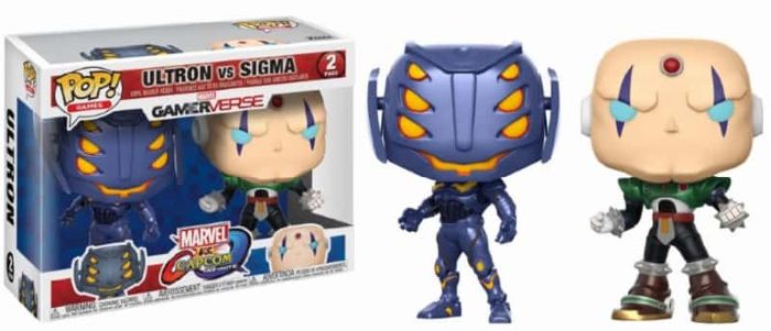 ULTRON VS SIGMA SET 2 FIG. 10 CM VINYL POP GAMES MARVEL VS CAPCOM INFINITE