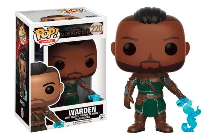 WARDEN FIGURA 10 CM VINYL POP GAMES THE ELDER SCROLLS MORROWIND