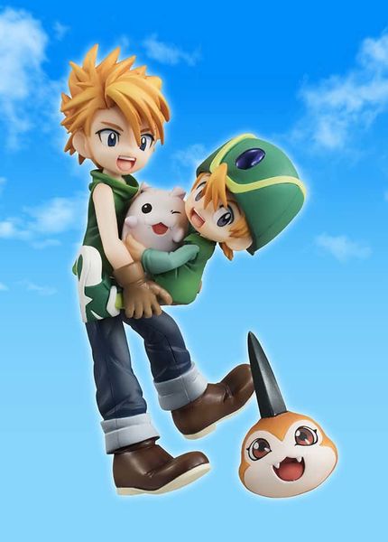 YAMATO & TAKERU & TSUNOMON & TOKOMON FIGURAS DIGIMON ADVENTURE G.E.M. SERIES