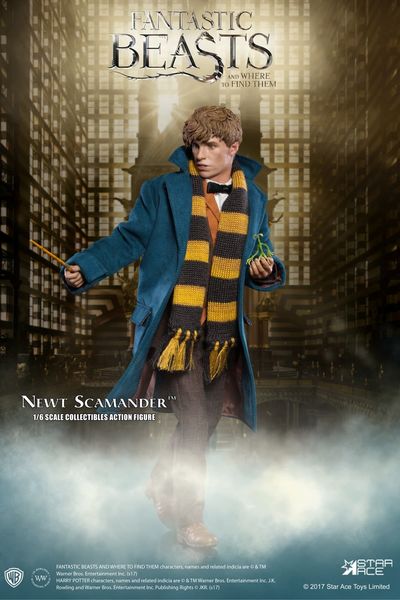 NEWT SCAMANDER FIGURA 30 CM 1/8 COL. ACTION FIGURE FANTASTIC BEASTS AND WHERE TO