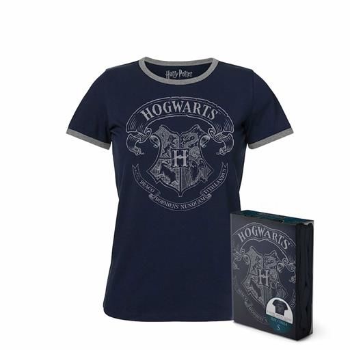 HARRY POTTER CAMISETA AZUL CHICA HOGWARTS T-S