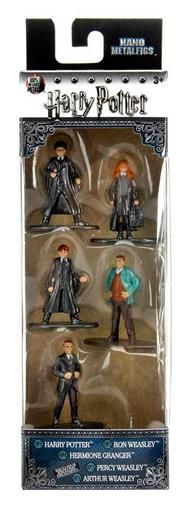 HARRY POTTER PACK 5 FIGURAS NANO METALFIGS DIECAST SET A 4CM