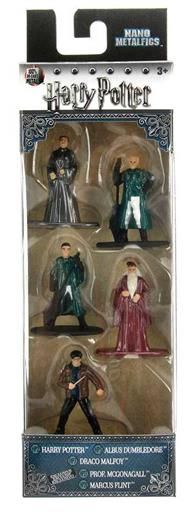 HARRY POTTER PACK 5 FIGURAS NANO METALFIGS DIECAST SET B 4CM