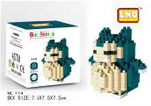 MINI BLOCKS POKEMON SERIES SNORLAX