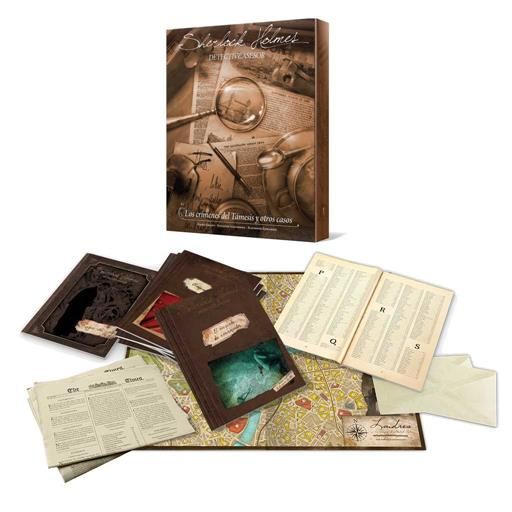 Portada de SHERLOCK HOLMES: LOS CRIMENES DEL TAMESIS