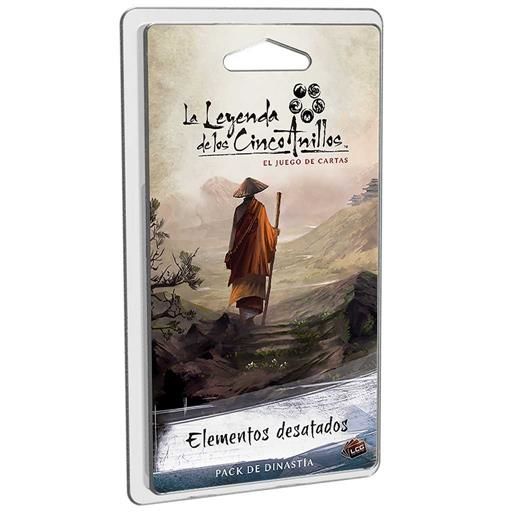 Portada de LA LEYENDA DE LOS CINCO ANILLOS LCG ELEMENTOS DESATADOS