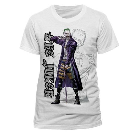 ESCUADRON SUICIDA CAMISETA CHICO CARTOON JOKER T-XL