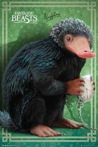 POSTER ANIMALES FANTASTICOS NIFFLER 61 X 91 CM