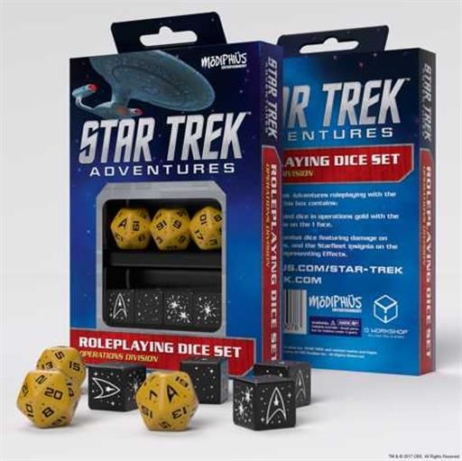 STAR TREK ADVENTURES JDR DADOS OPERACIONES (AMARILLO)