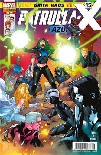 LA PATRULLA-X AZUL #66 / 15 MARVEL LEGACY. GRITA KAOS PARTES 5 Y 6